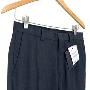 ASOS Dress Pants NEW Sz 30 x 32 Men’s Charcoal Gray Flat Front Pockets Stretch